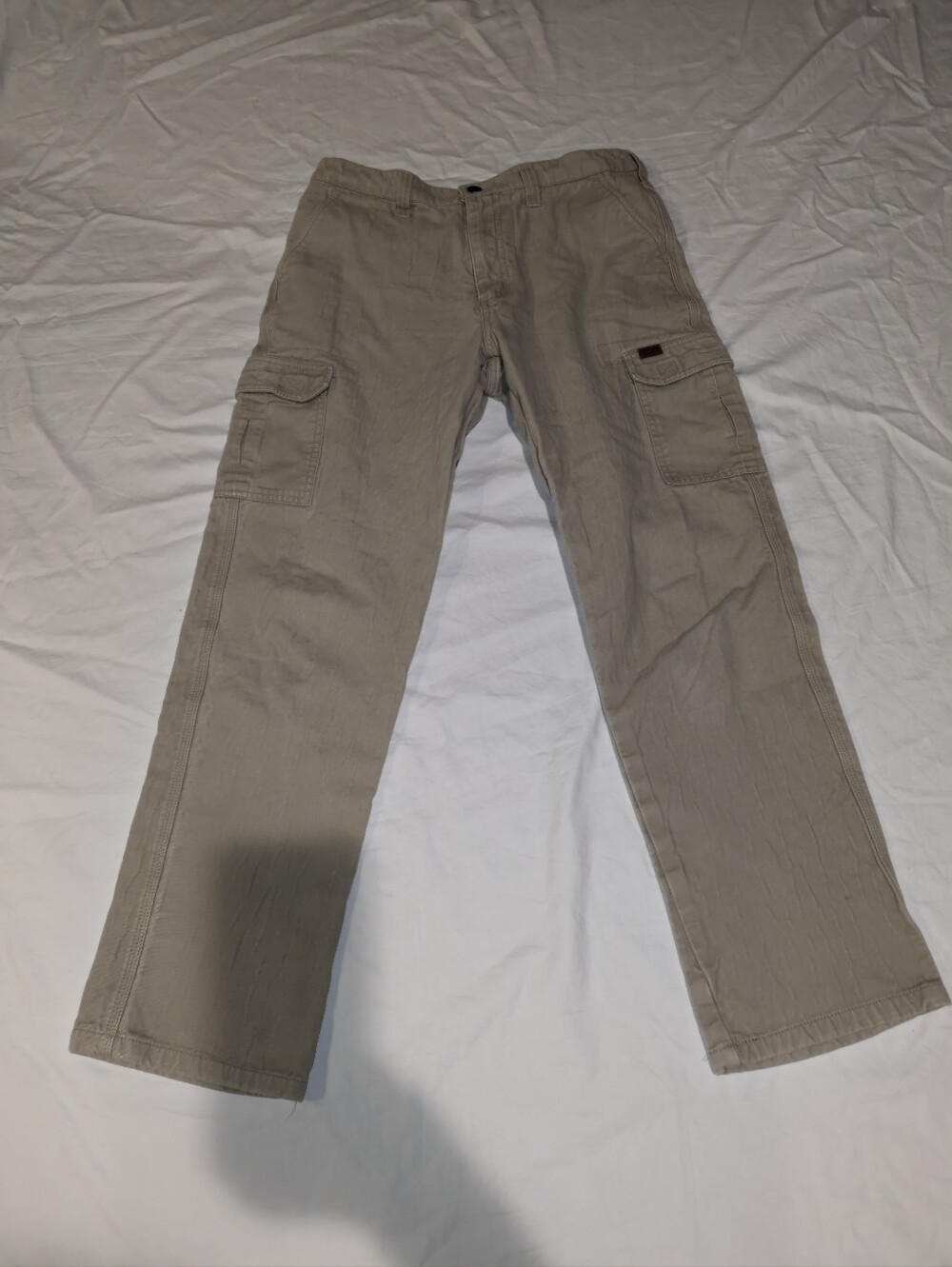 Stanley Cargo Pants in Khaki Lined